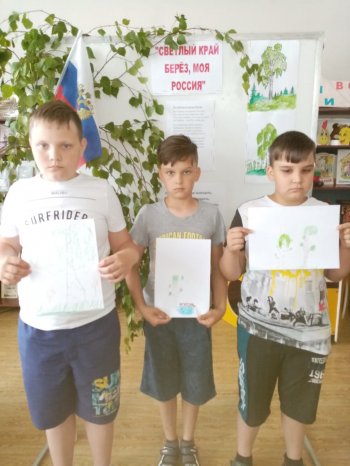  Познавательный час"Светлый край берёз, моя Россия